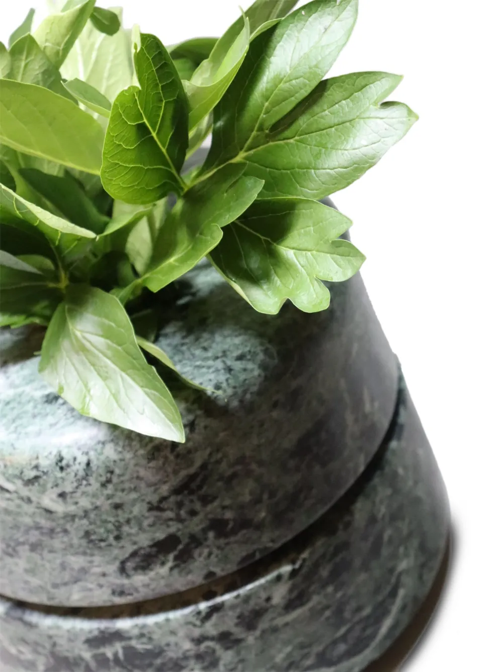 Editions Milano jardinière en marbre vert | Vases | Image 2