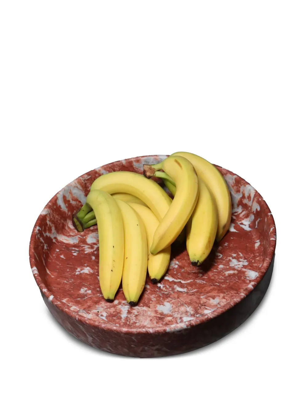 Editions Milano Atlantico marble bowl (40cm x 10cm) - Rood