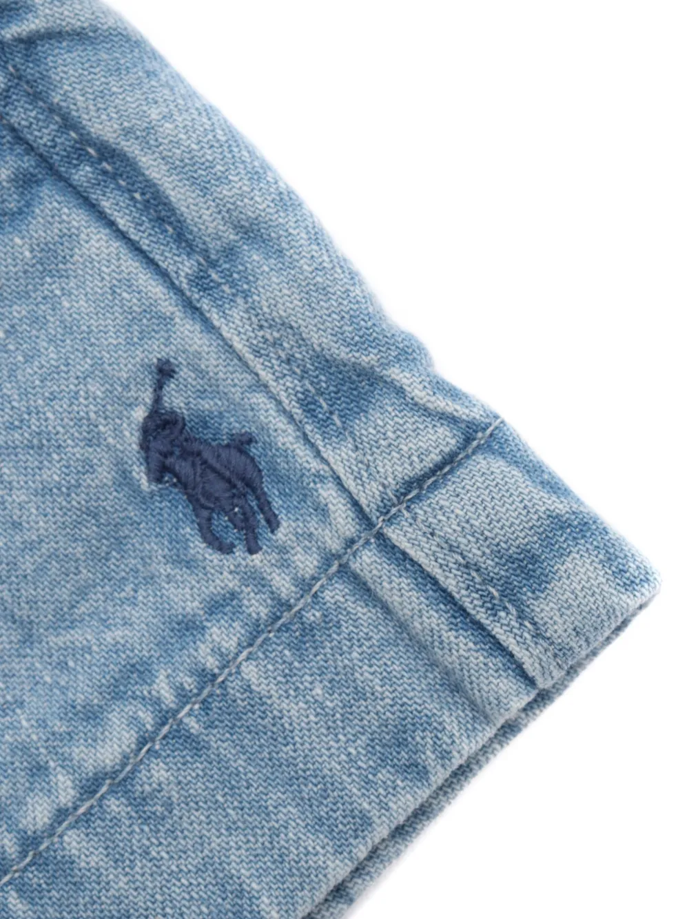 POLO RALPH LAUREN KIDS Polo Pony spijkershorts met wassing Blauw