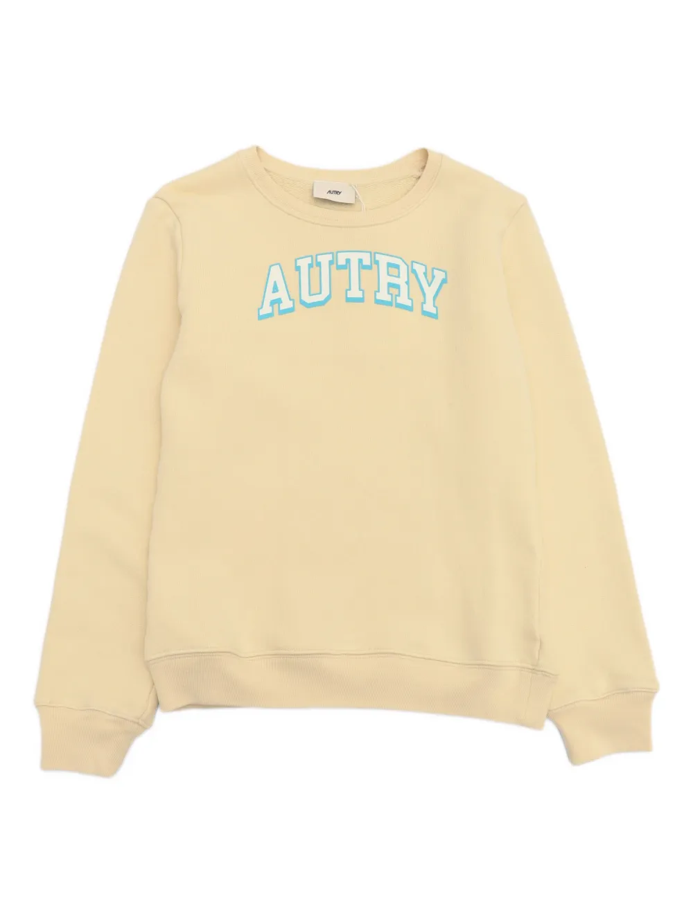 Autry Kids Sweater met logoprint Geel
