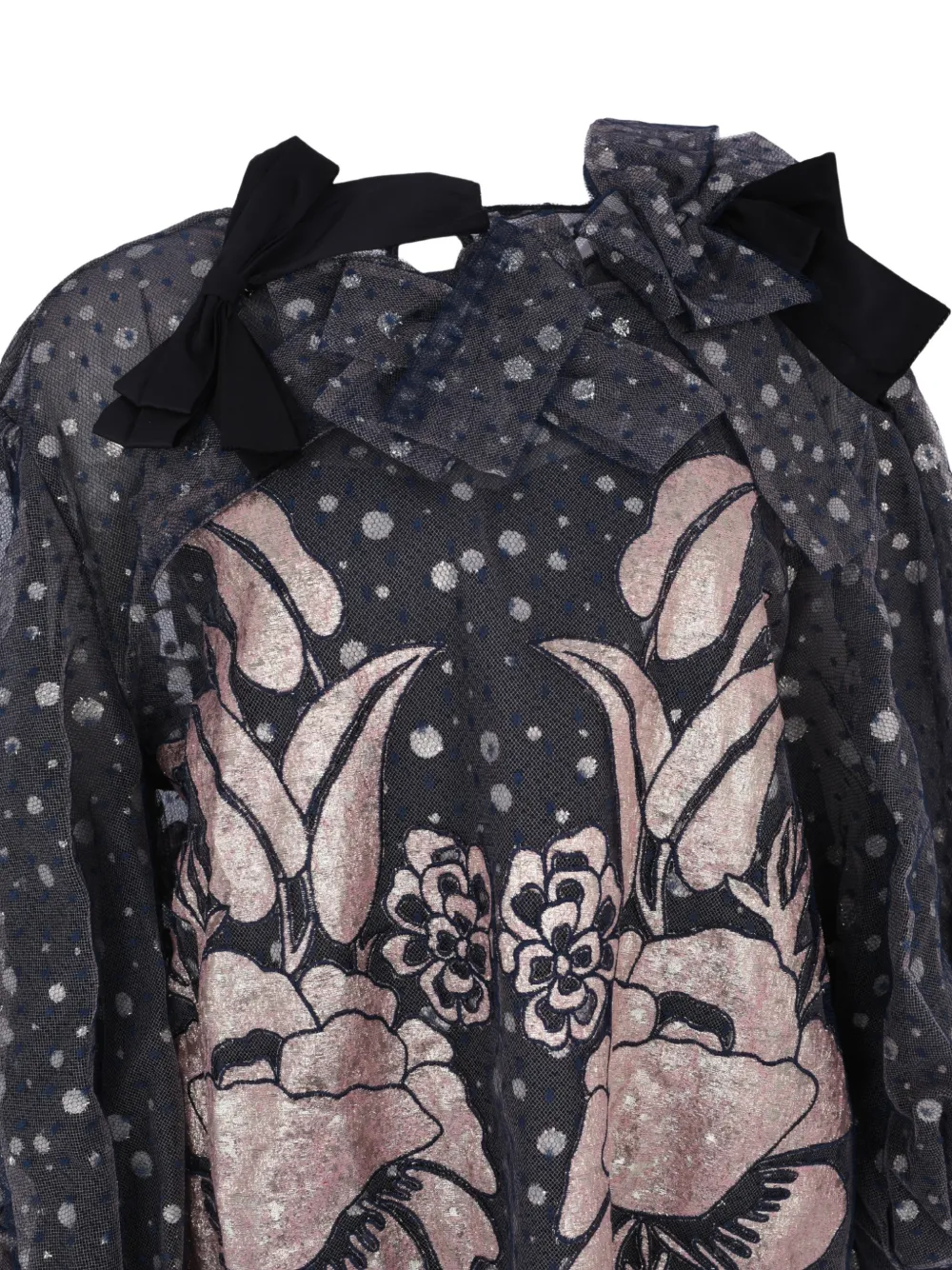  Biyan Blouse Superposée à Manches Froncées - Bleu 