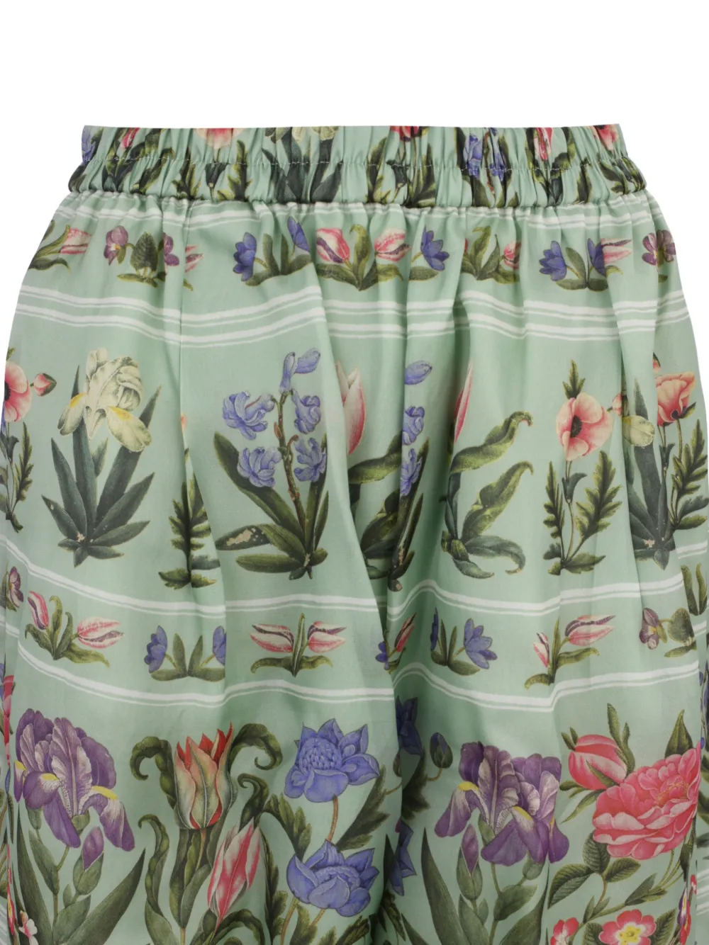 Biyan Pita organza broek met bloemenprint Groen