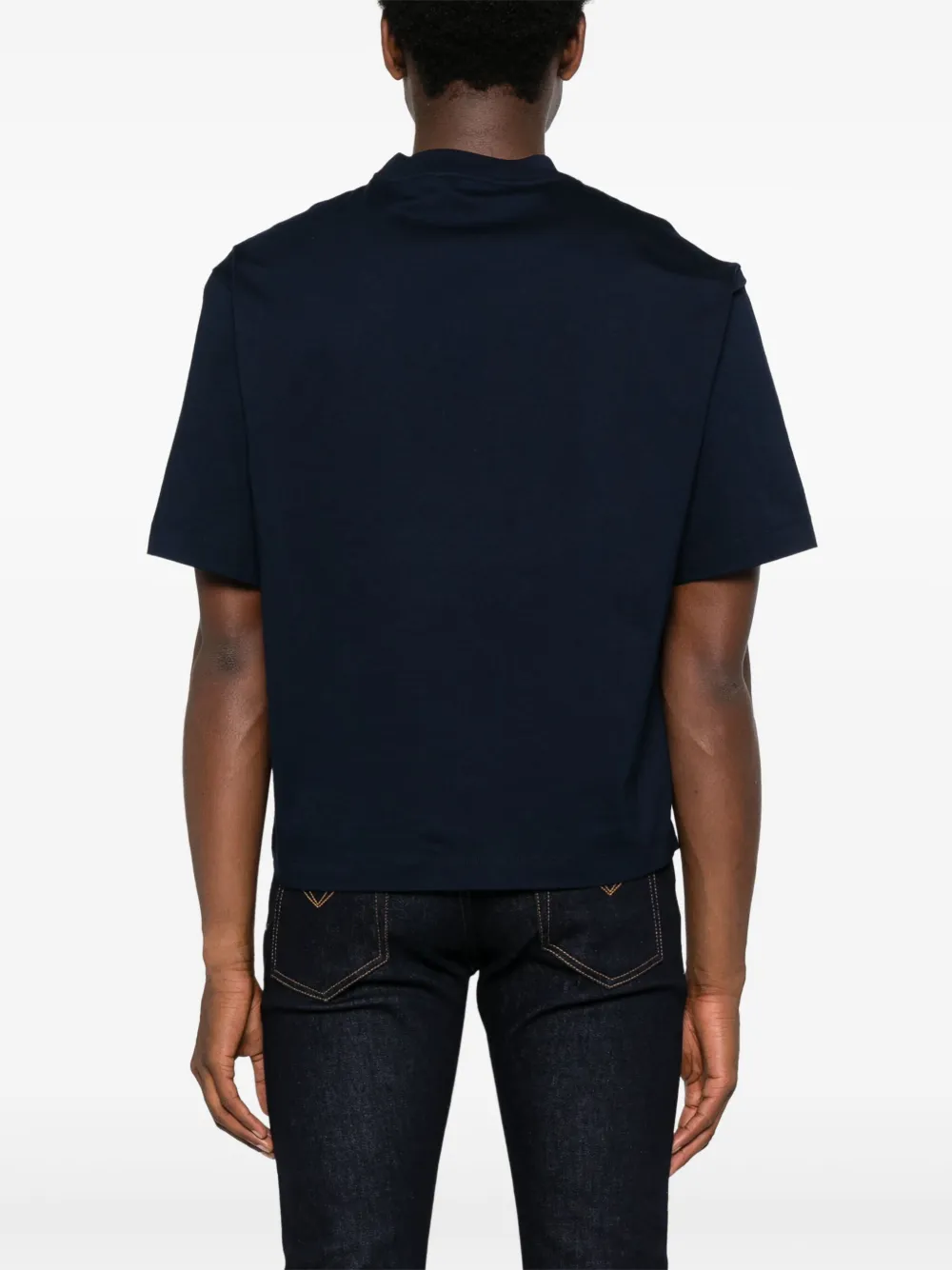 Versace T-shirt met logoprint Blauw
