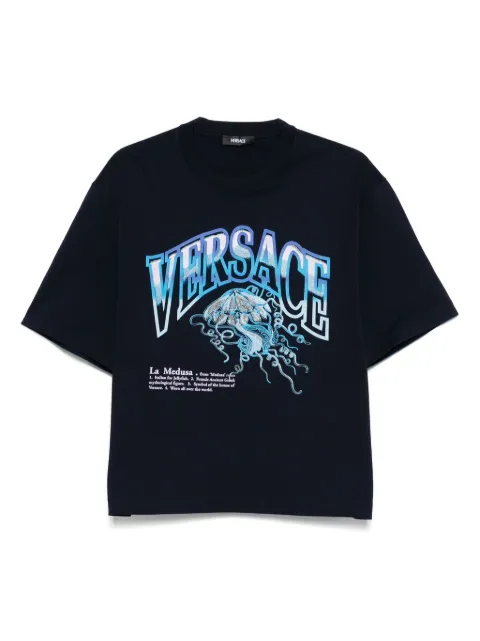 Versace playera con logo estampado