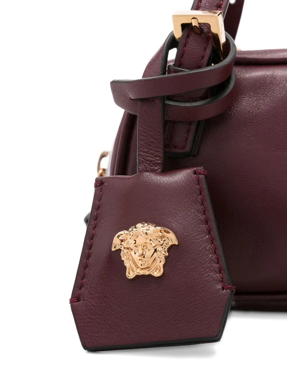 Versace Tag Bowling shoulder bag Rood