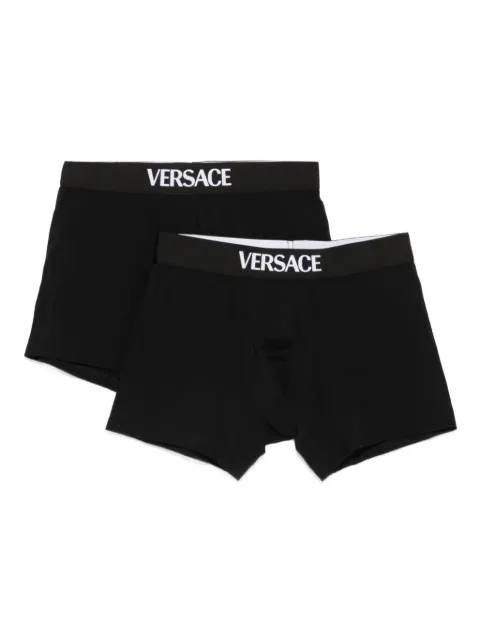 Versace logo-print boxer shorts (set of two)