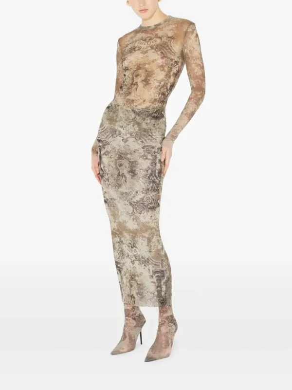 Jean Paul Gaultier Mesh Top | Neutrals | FARFETCH