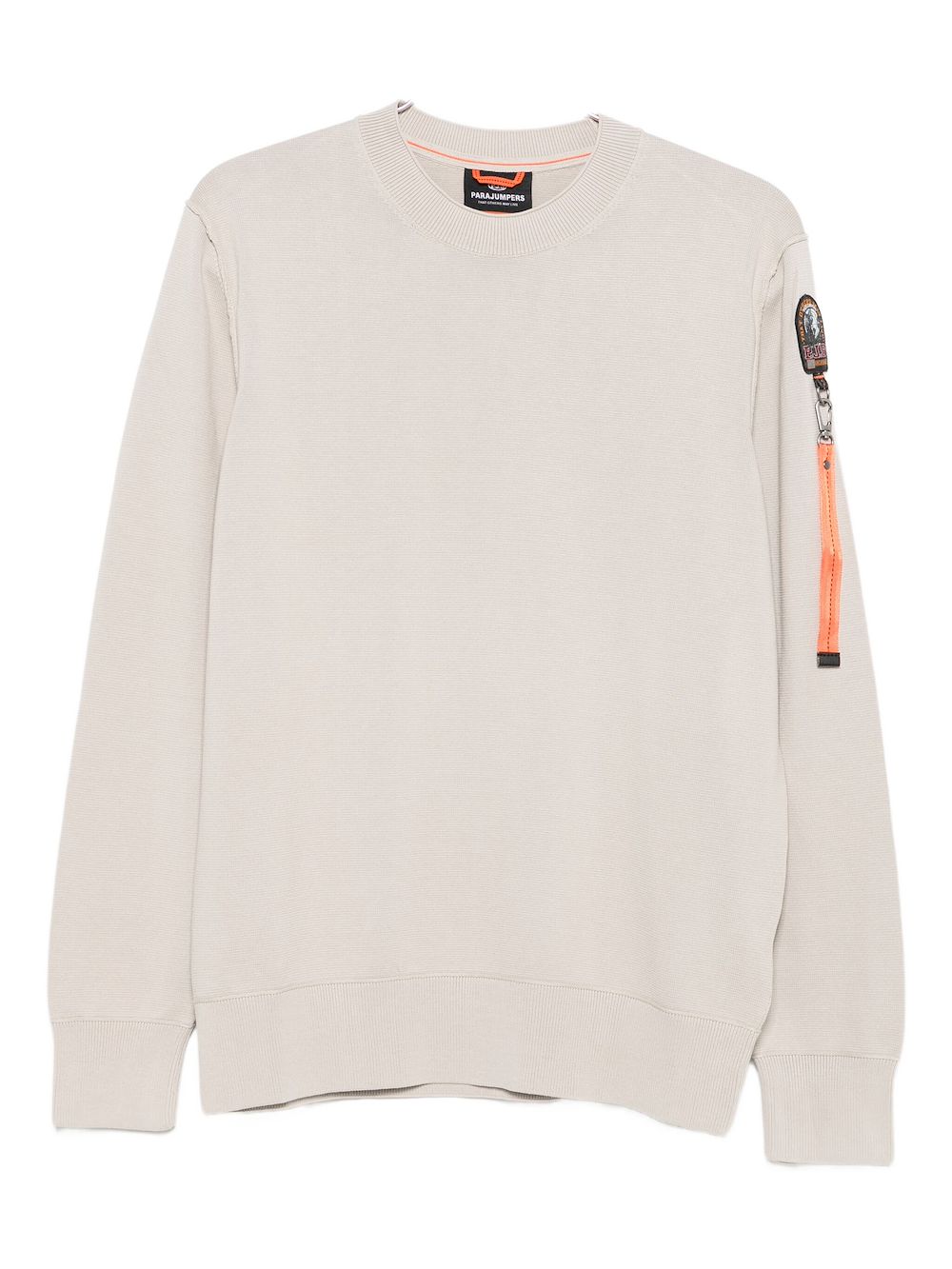Parajumpers logo-patch sweatshirt Beige
