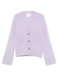 Lisa Yang patch-pocket cardigan - Purple
