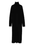 Lisa Yang turtleneck midi dress - Black