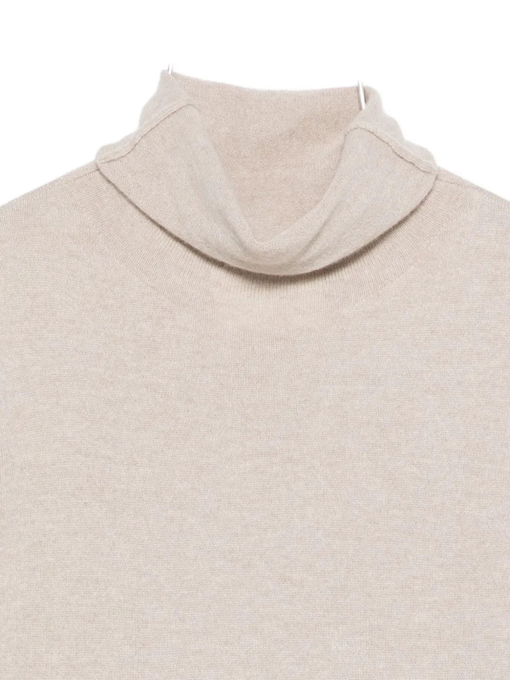 Lisa Yang Turtleneck Dress In Neutral