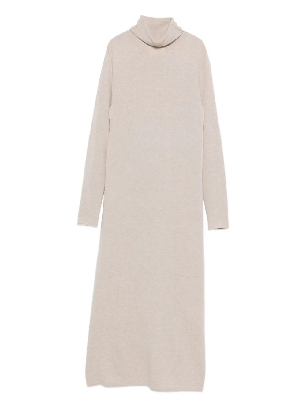 Lisa Yang Turtleneck Dress In Neutral
