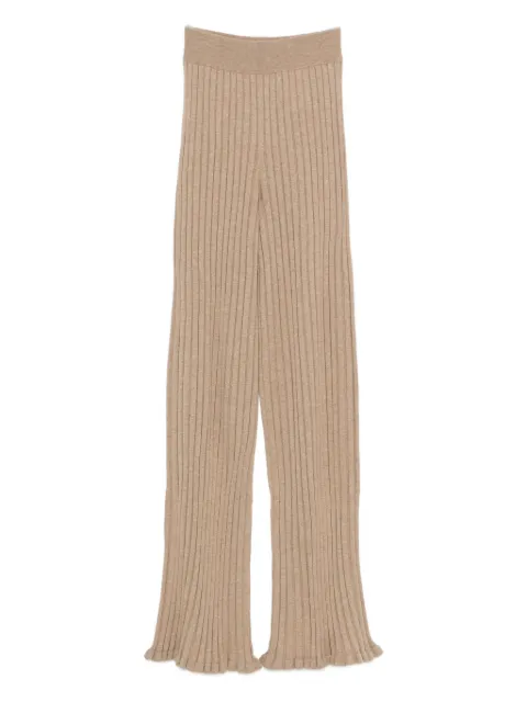 Lisa Yang ribbed flared trousers