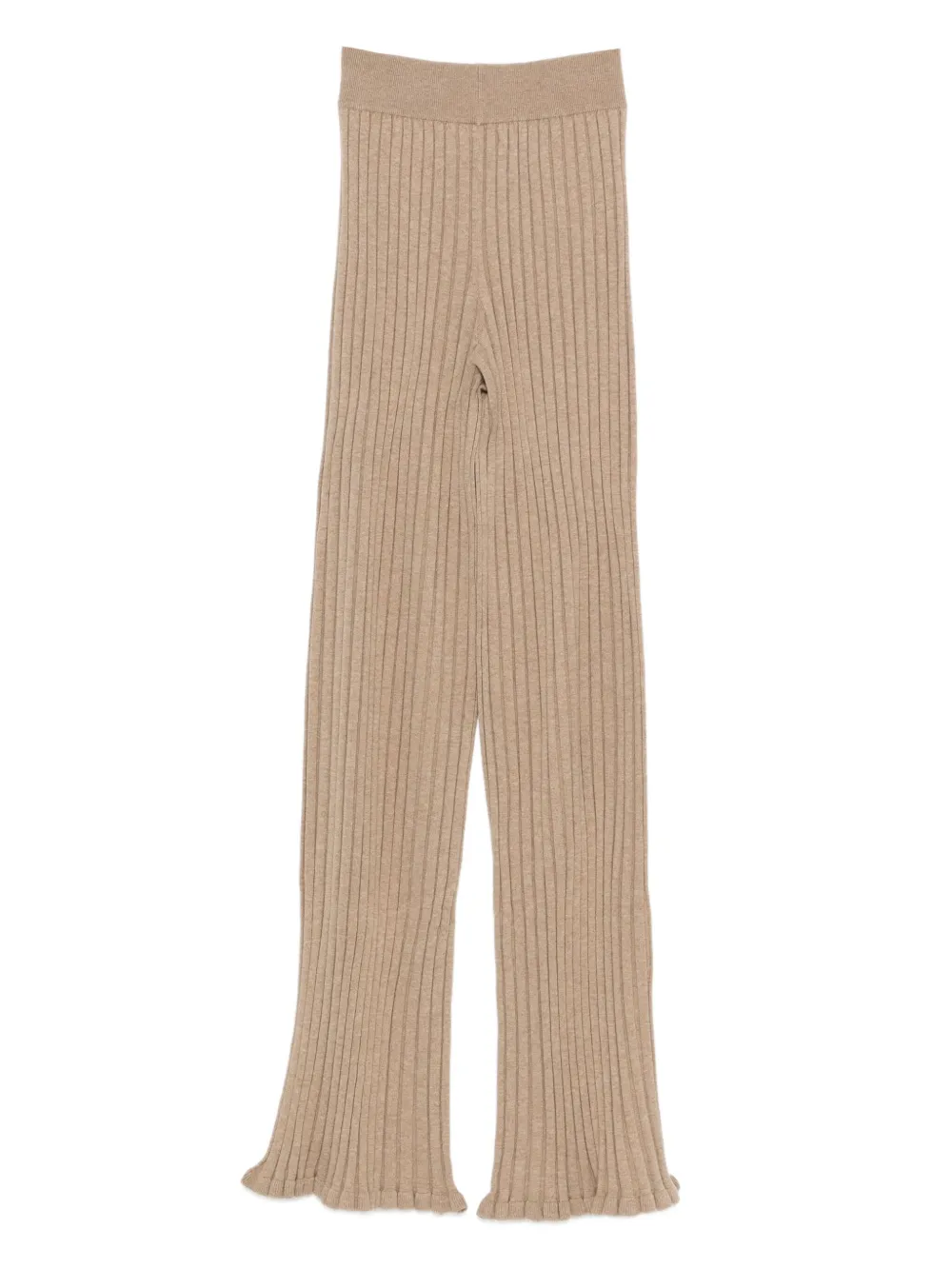 Lisa Yang ribbed flared trousers | Straight-Leg Pants | Image 2