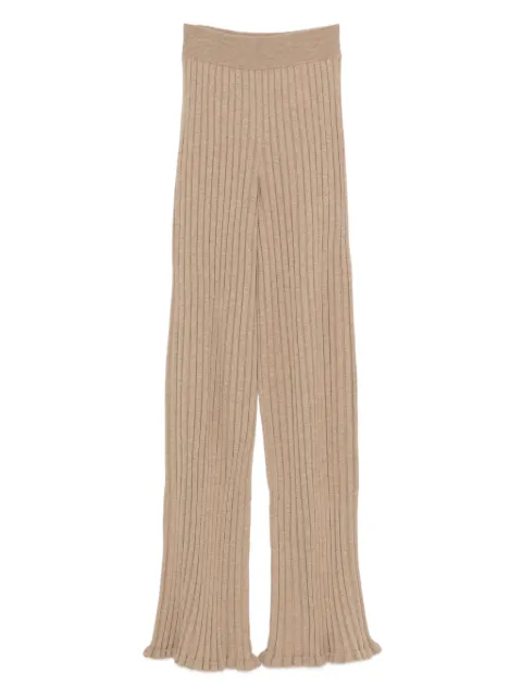 Lisa Yang ribbed flared trousers