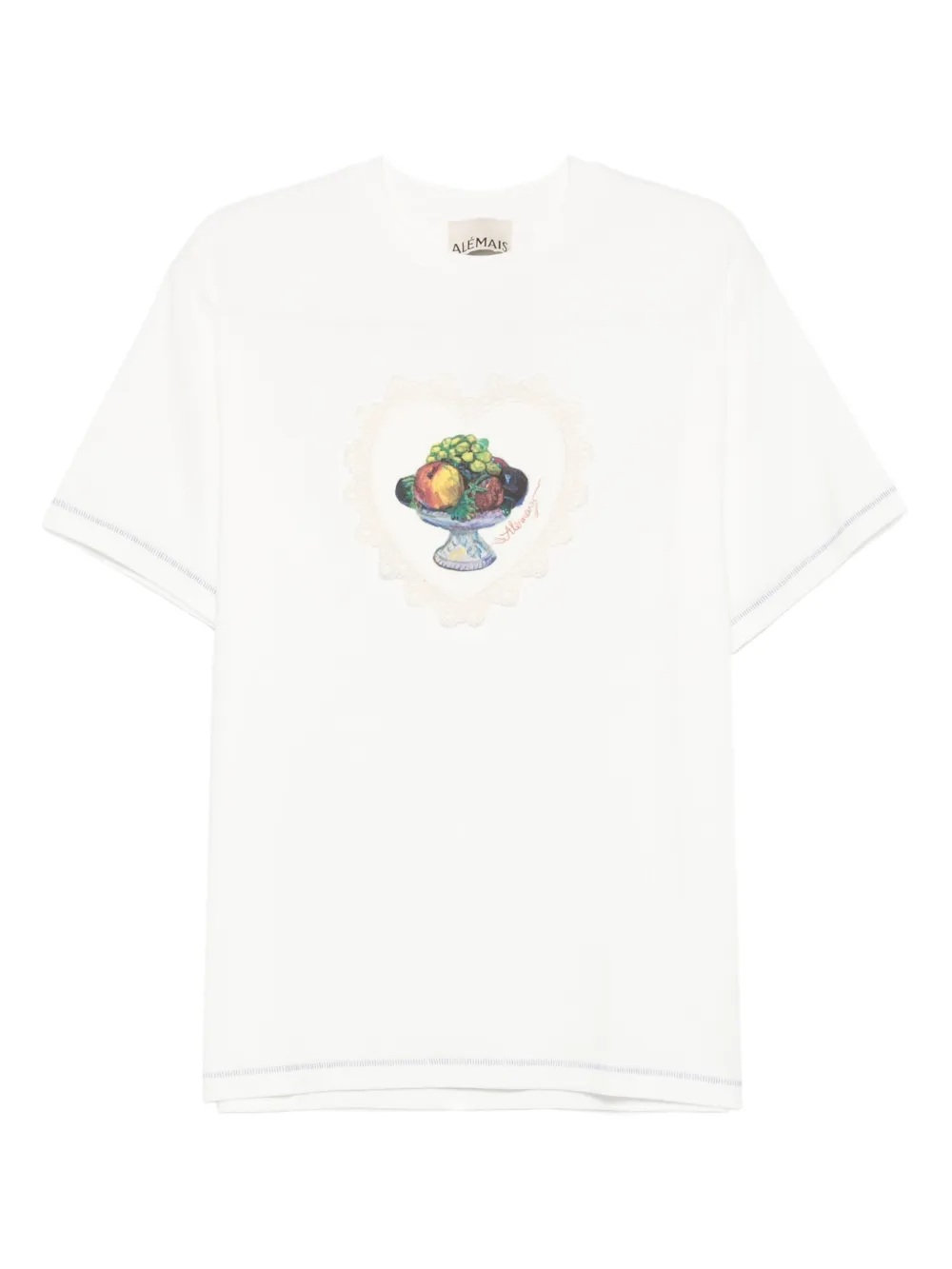 ALEMAIS fruit-bowl heart-shaped top | White | Image 1