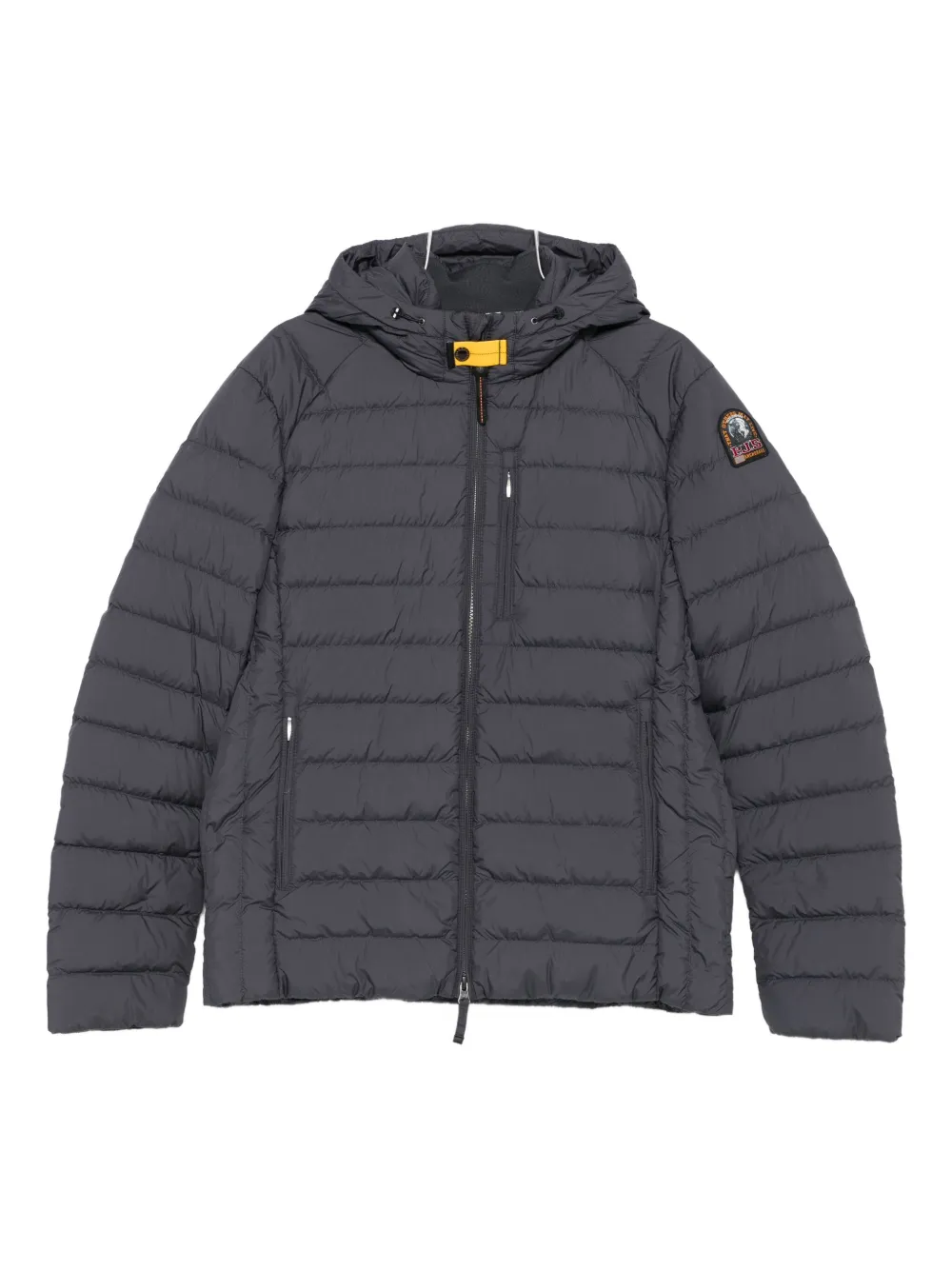 hooded quilted jacket