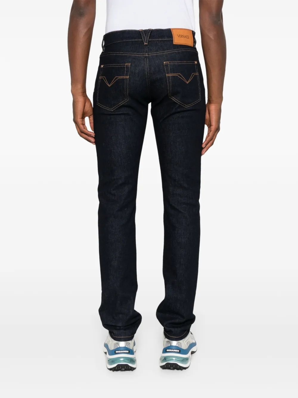 Versace Medusa Head jeans Blauw
