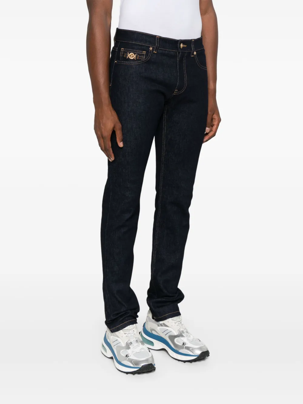 Versace Medusa Head jeans Blauw