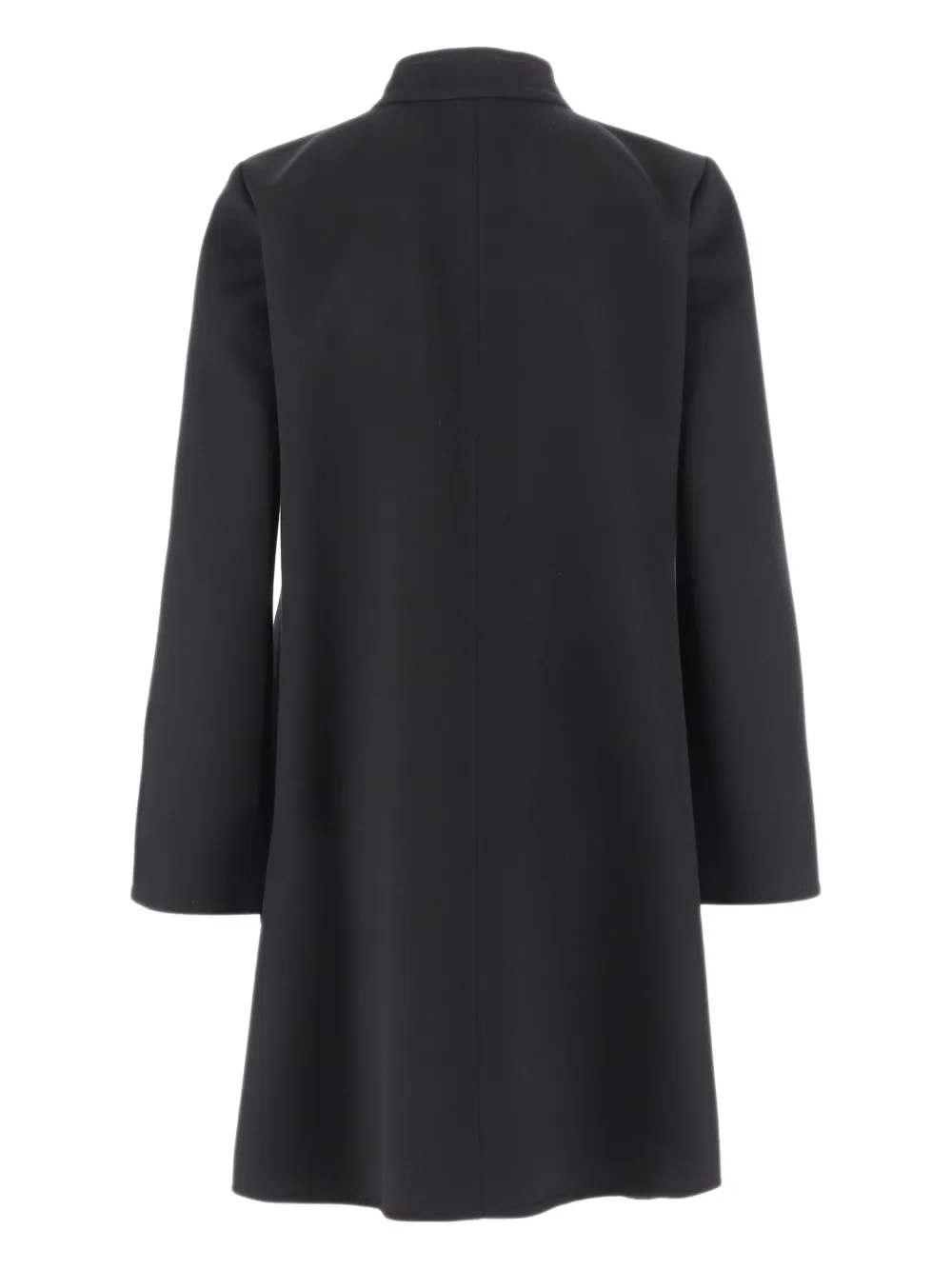Valentino Garavani V-shaped gold-tone button coat Zwart