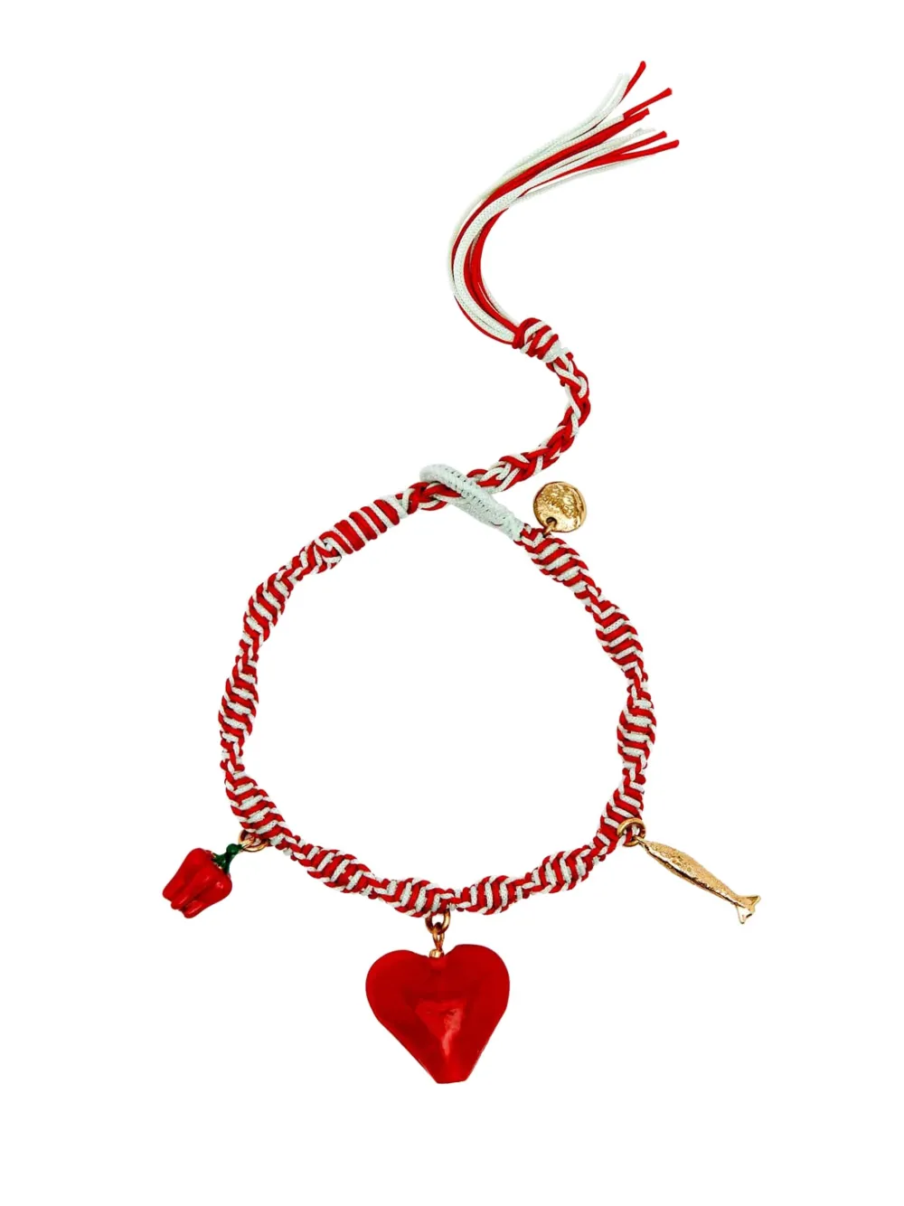 ALEMAIS heart charm bijoux barcelet - Rood