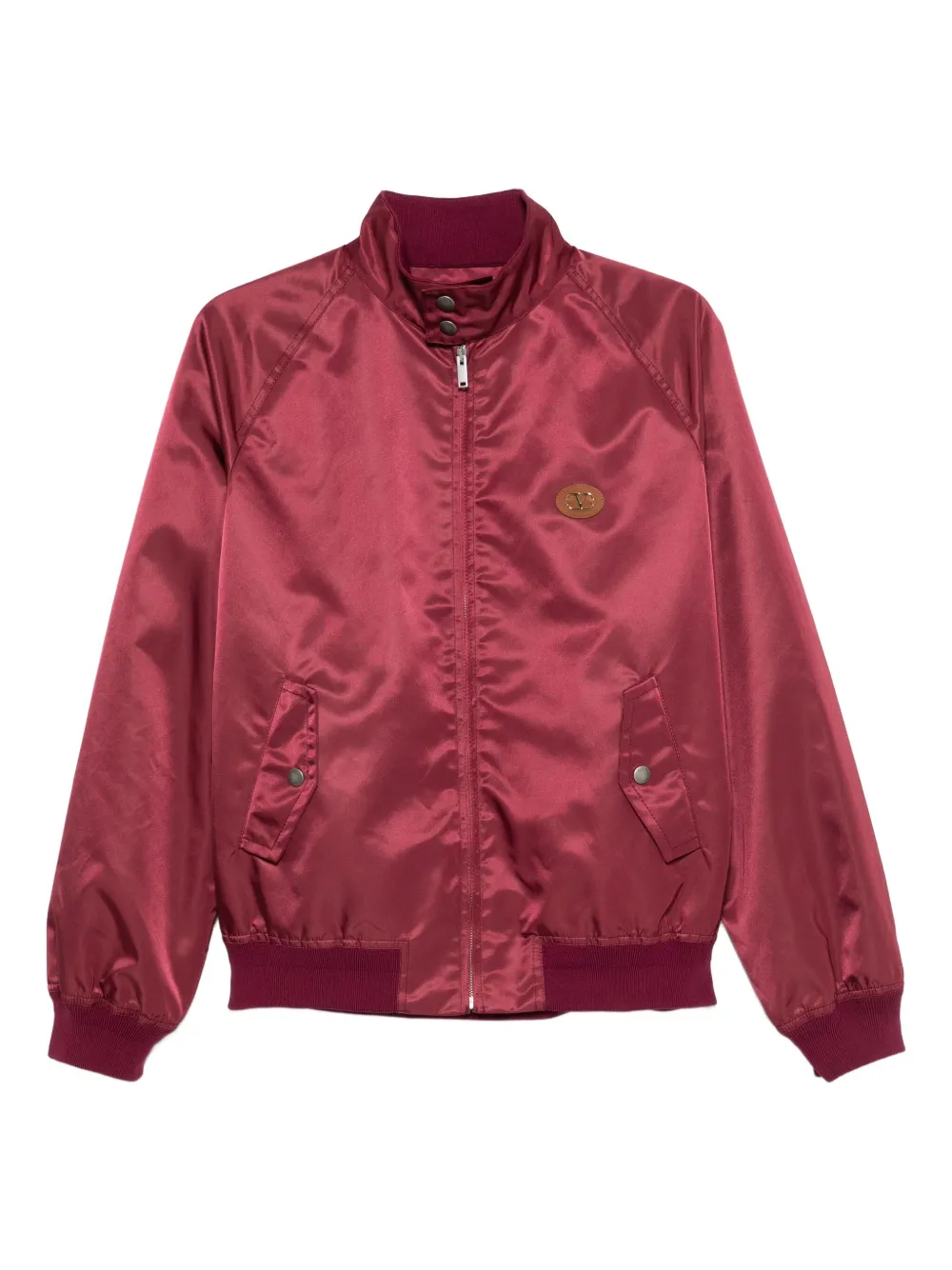Valentino Garavani zip-up bomber jacket Rood