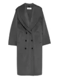 Róhe double-layered scarf coat - Grey