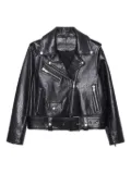 STAND STUDIO leather biker jacket - Black