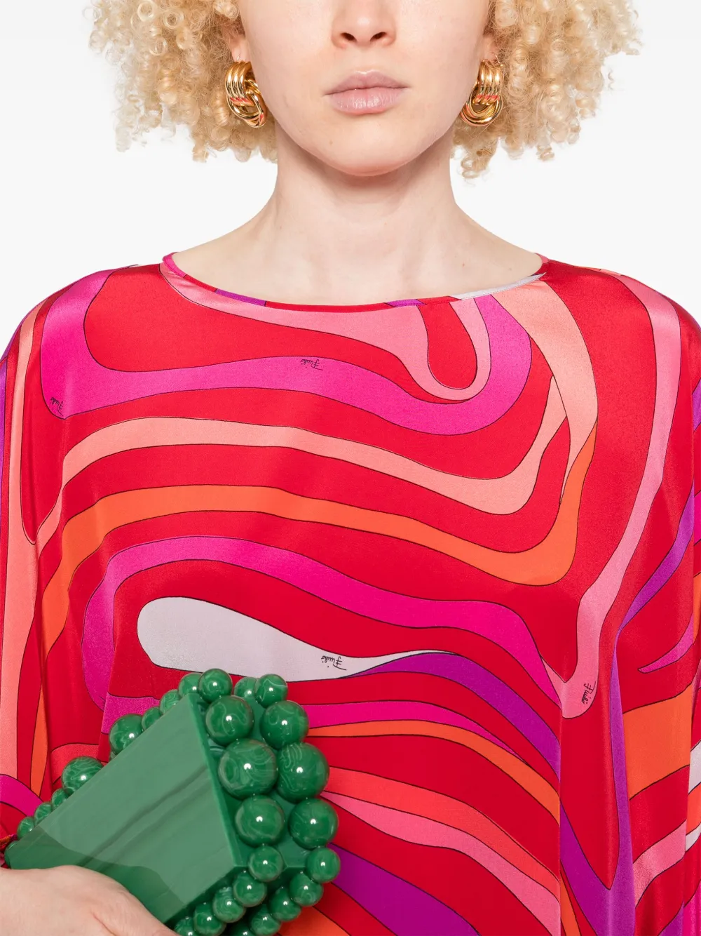 Pucci Marmo-print Maxi Dress
