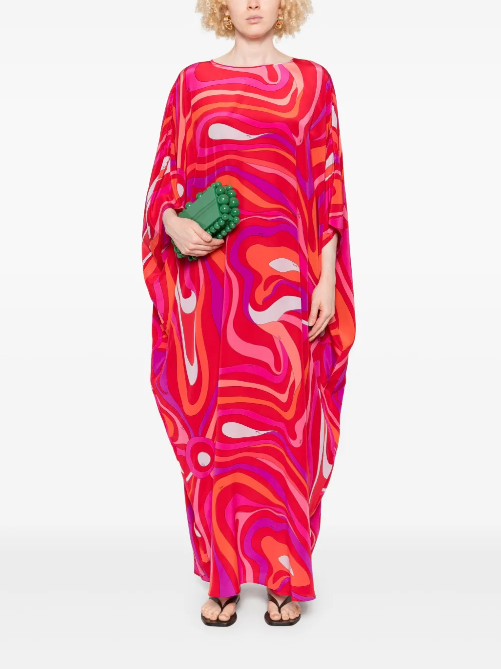 Pucci Marmo-print Maxi Dress