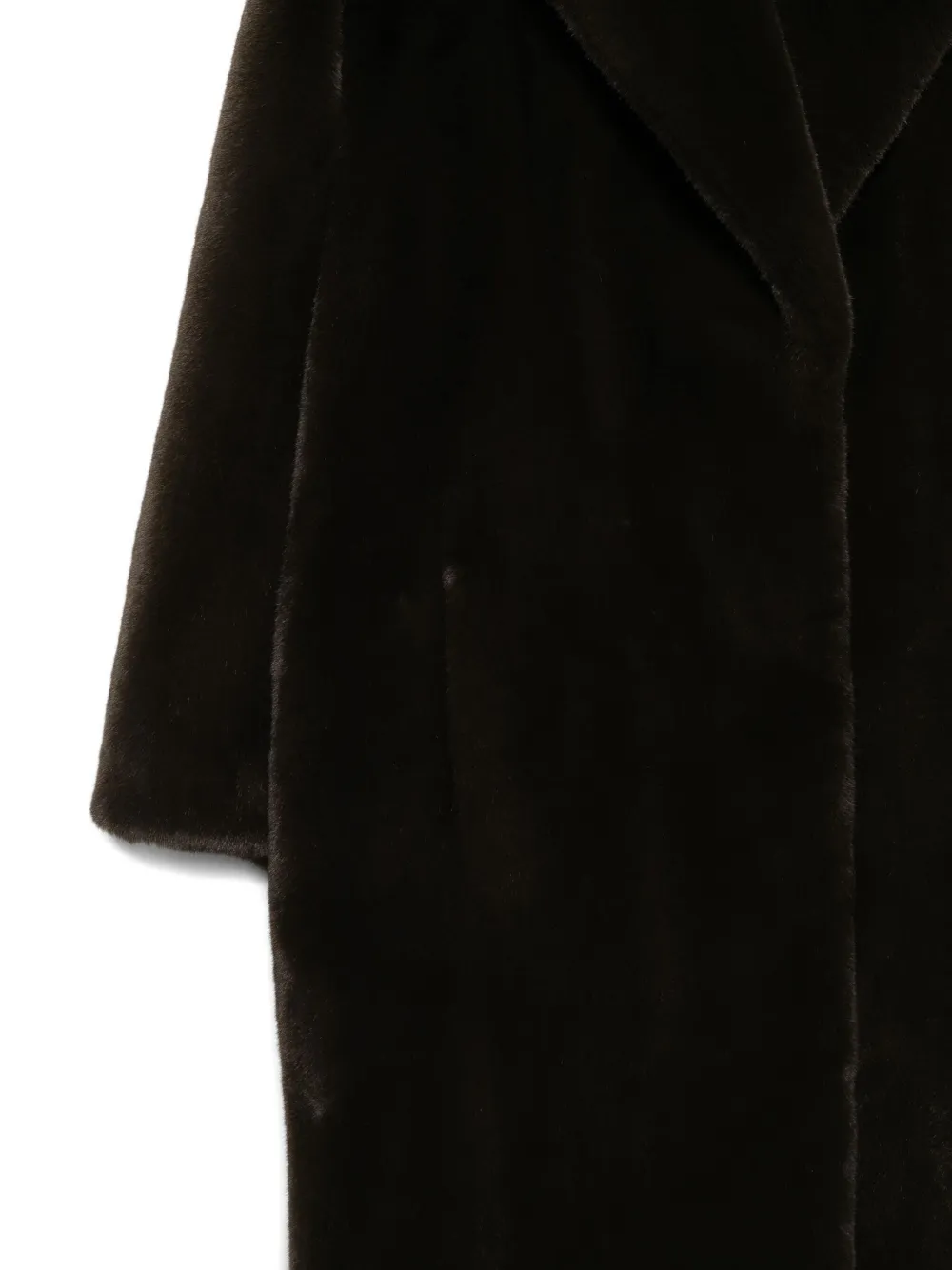 Stand Studio Collared Coat In Brown