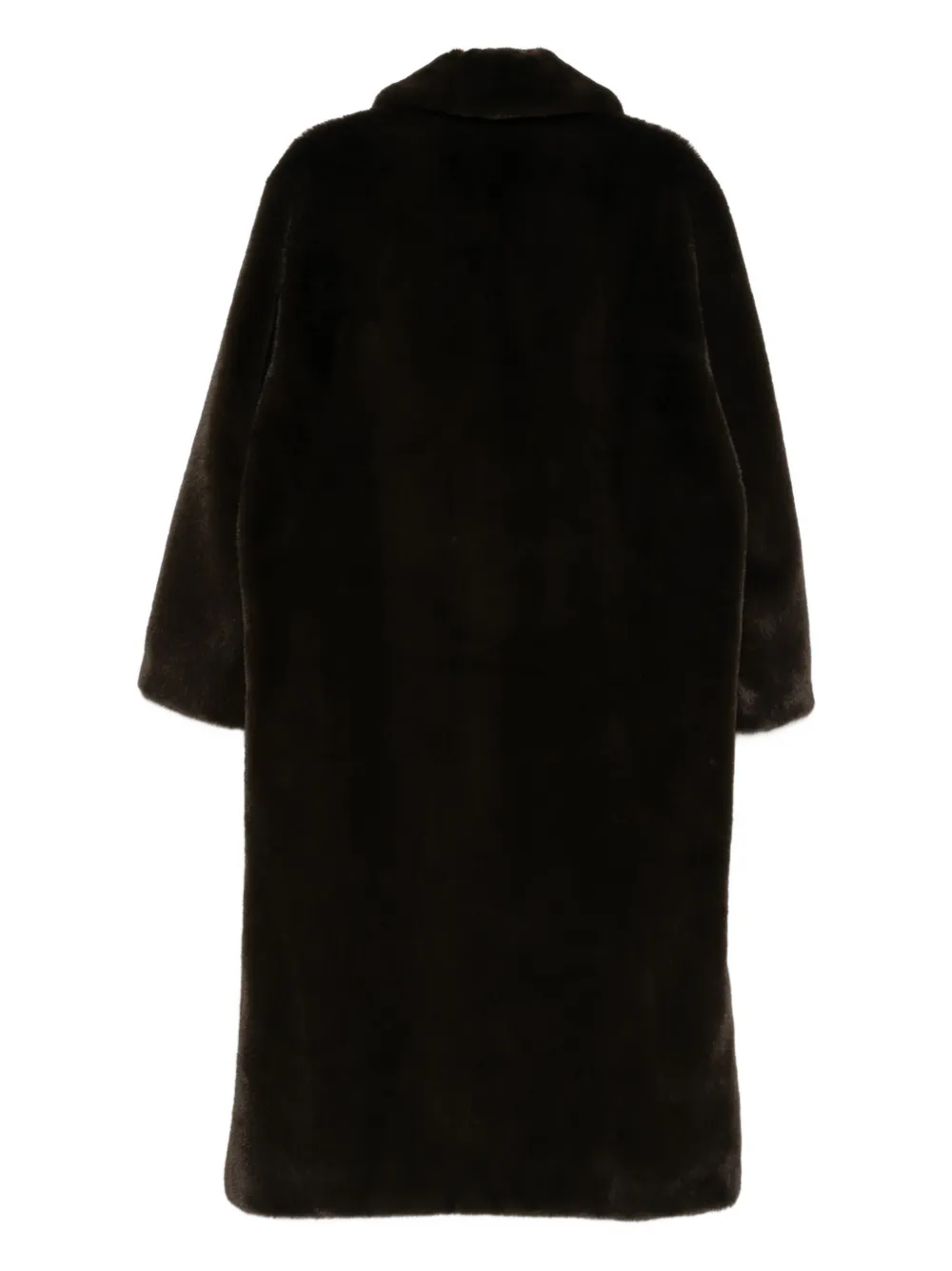 Stand Studio Collared Coat In Brown