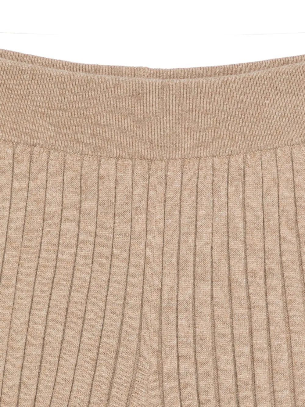 Lisa Yang Ribbed Shorts In Brown