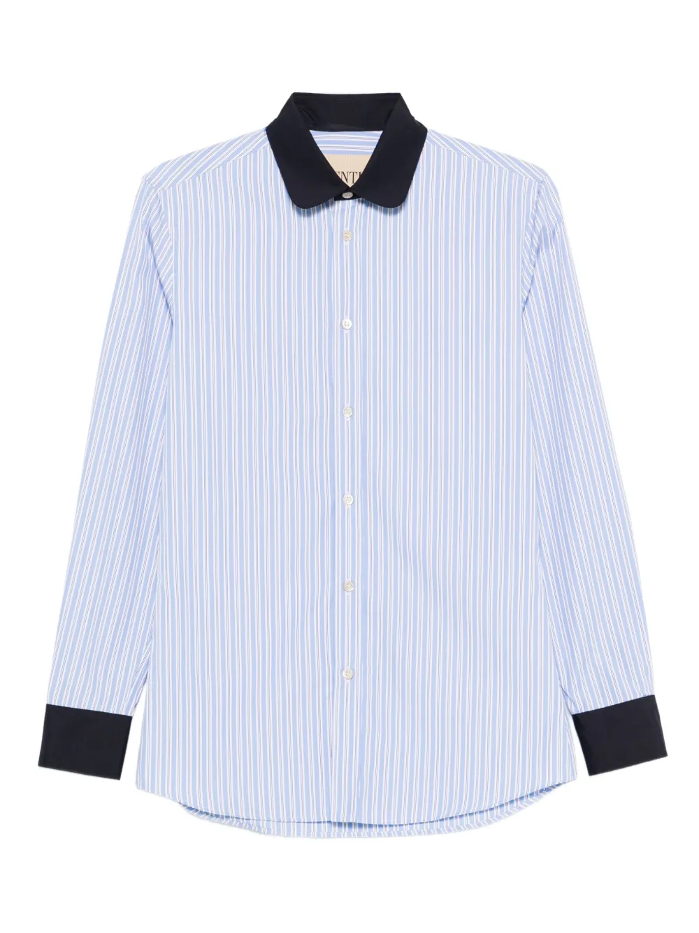 Valentino Garavani Gestreept overhemd Blauw