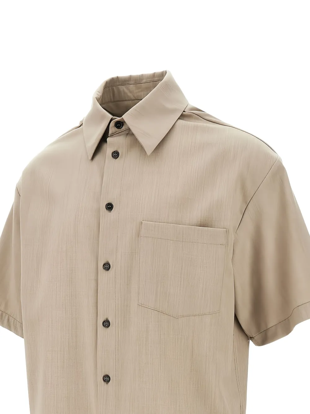 C.9.3 wool-blend shirt - Beige