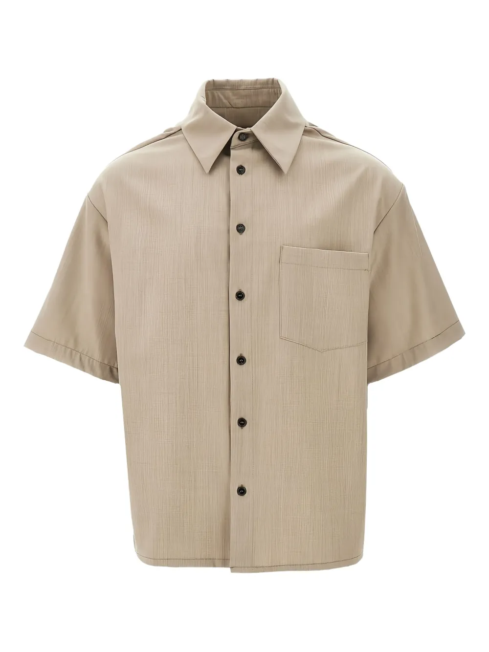 wool-blend shirt