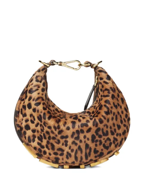 FENDI mini Fendigraphy leopard print shoulder bag
