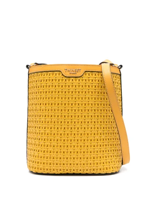 TWINSET logo-plaque bucket bag