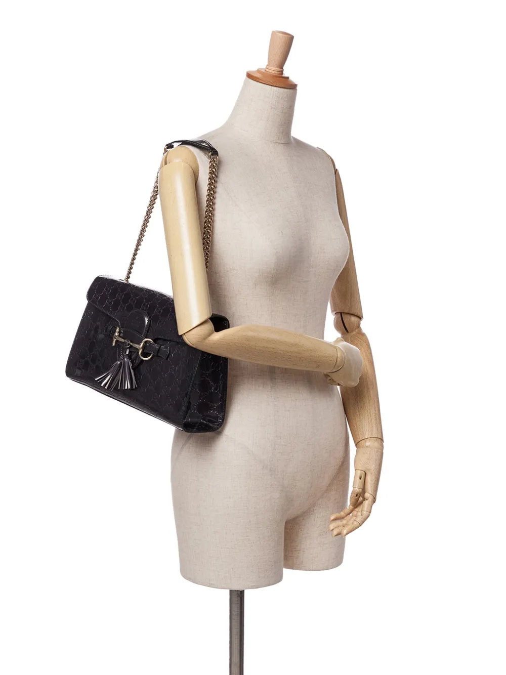 Gucci Pre-Owned 2016-2025 Medium Patent Guccissima Emily shoulder bag | Pre-Owned | Image 2