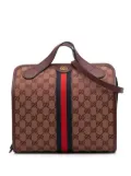 Gucci Pre-Owned 2016-2025 Mini GG Canvas Ophidia Web Duffle Bag satchel - Red