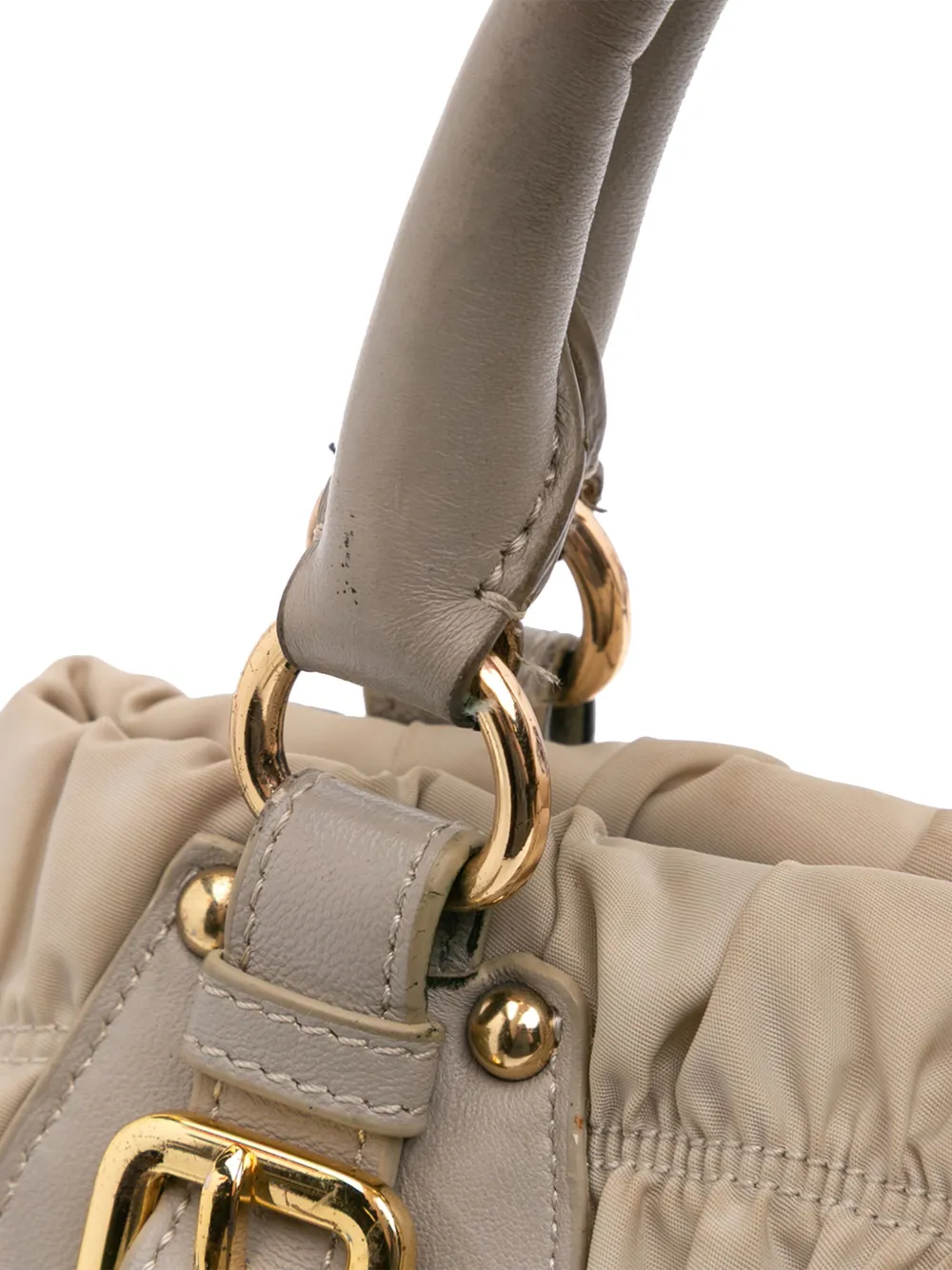 Pre-owned Prada 2010-2024 Tessuto Gaufre Satchel