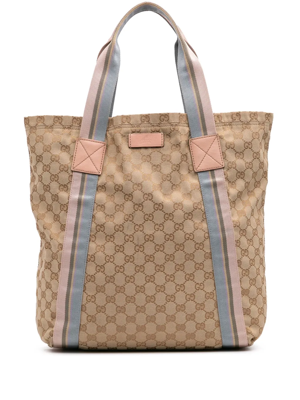 Gucci Pre-Owned 2016-2025 GG Canvas Web tote bag - ブラウン Gucci Pre-Owned 2016-2025 GG Canvas Web tote bag - ブラウン
