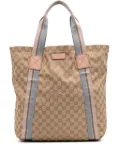 Gucci Pre-Owned 2016-2025 GG Canvas Web tote bag - Brown
