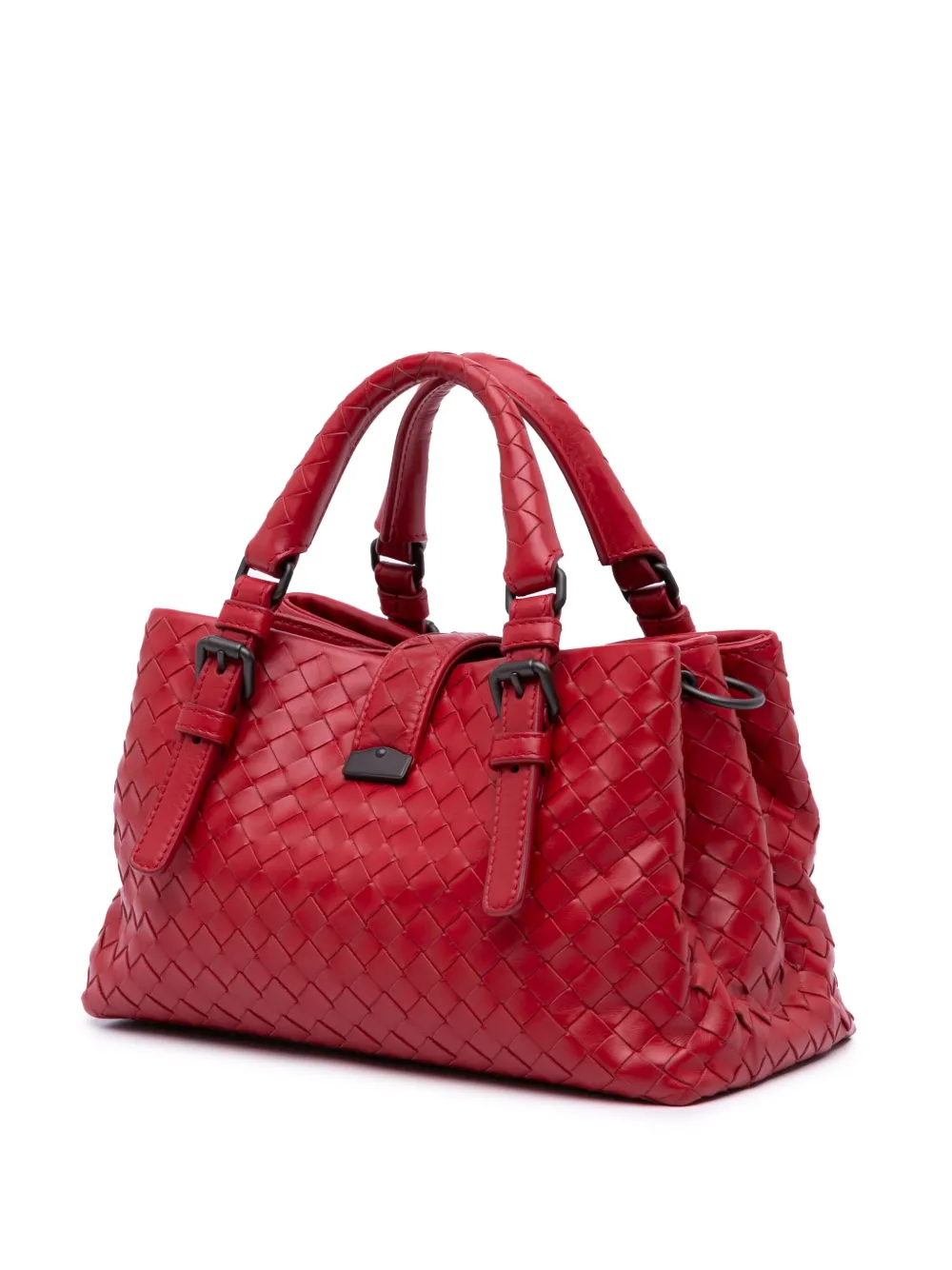 Pre-owned Bottega Veneta 2012-2024 Mini Nappa Intrecciato Roma Satchel