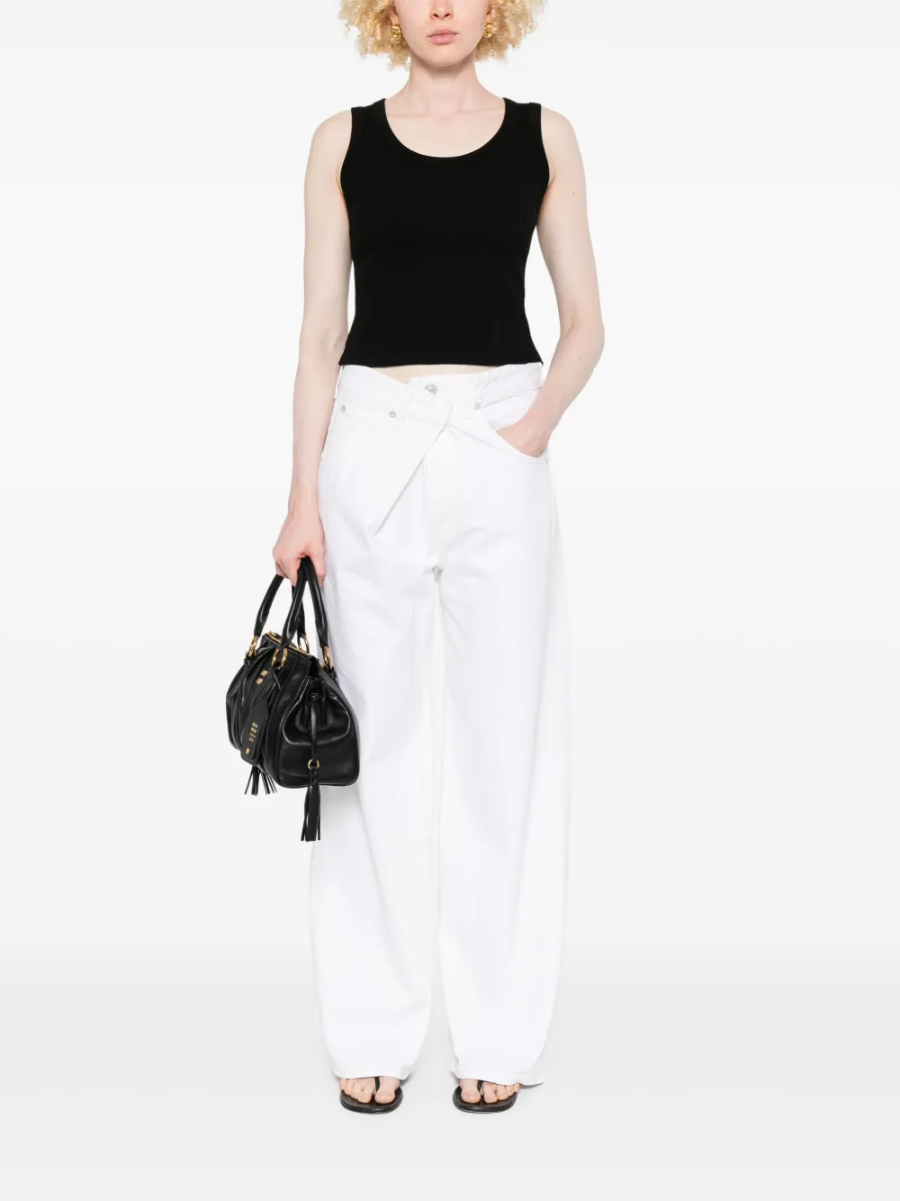 AGOLDE Katoenen jeans - Wit