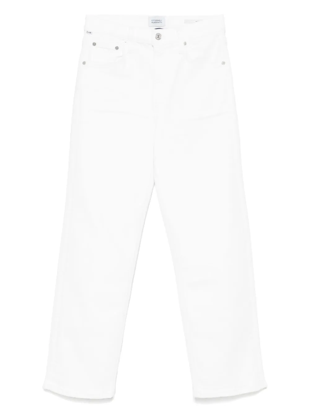 logo-patch jeans