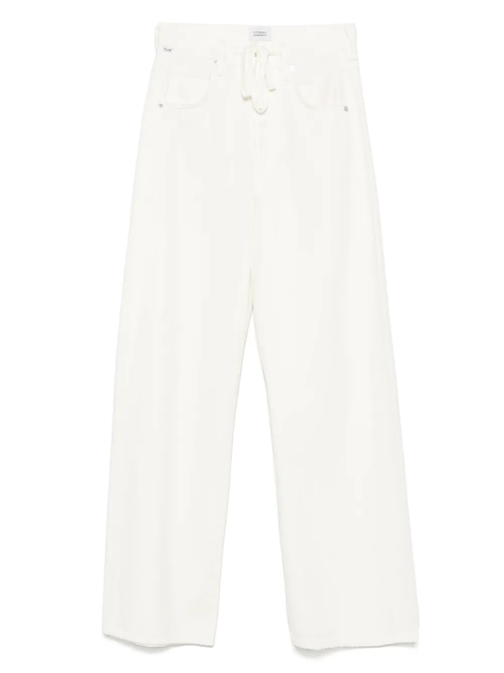 logo-patch jeans
