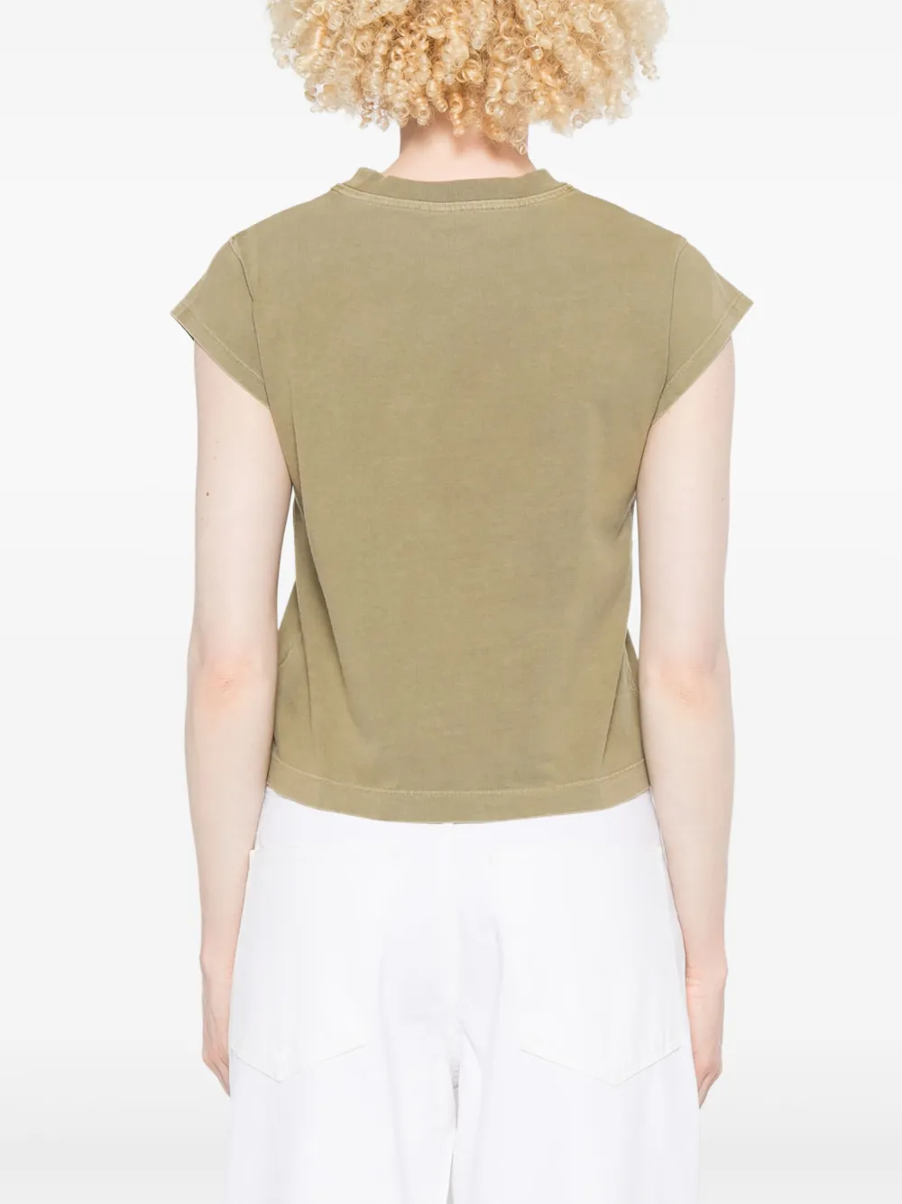 AGOLDE Bryce T-shirt Groen