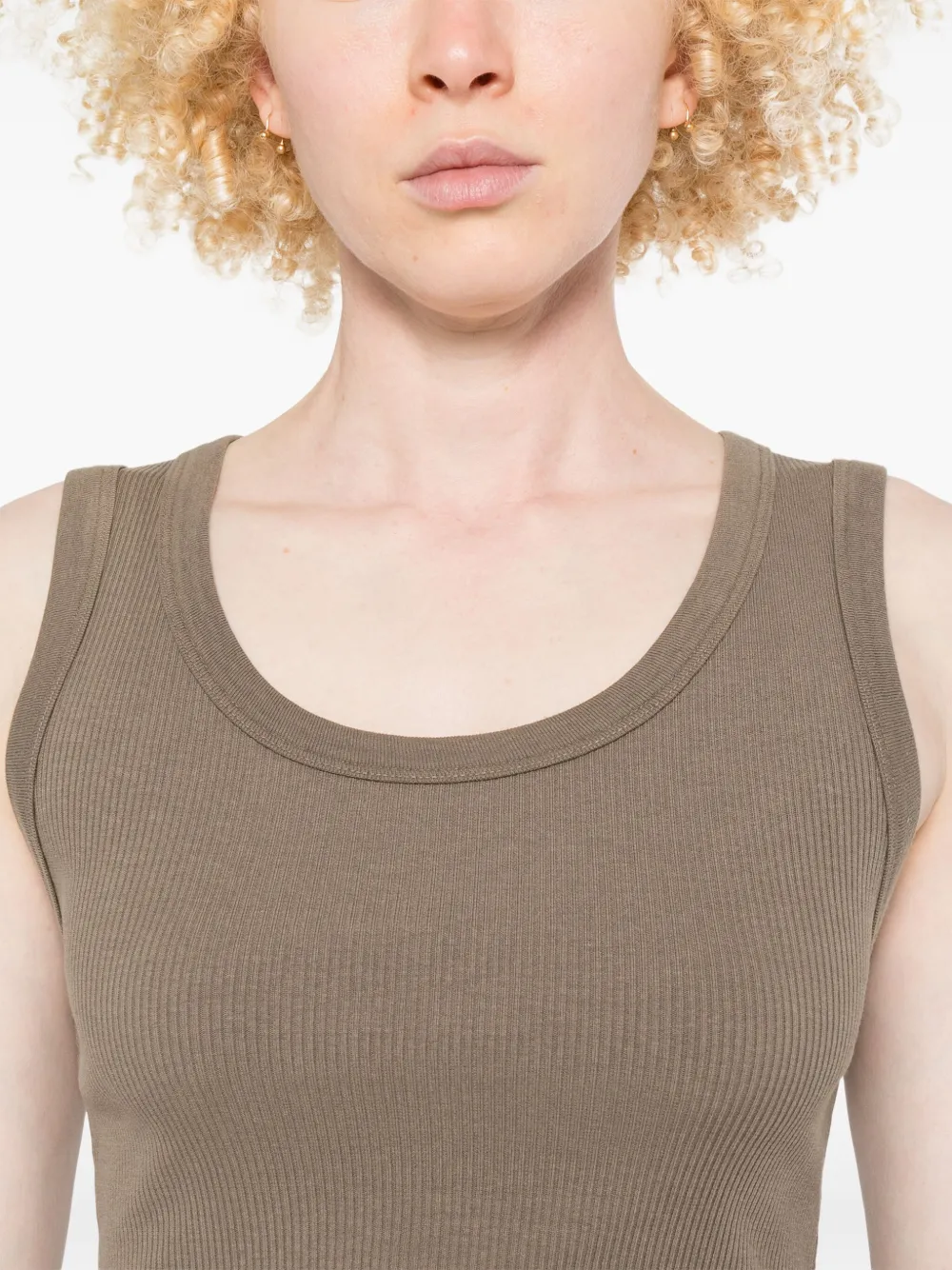 Shop Agolde Ribbed Tank Top