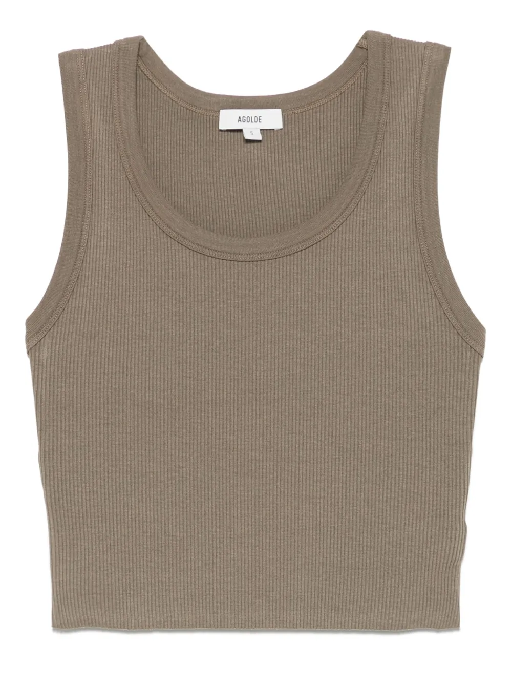 Shop Agolde Ribbed Tank Top